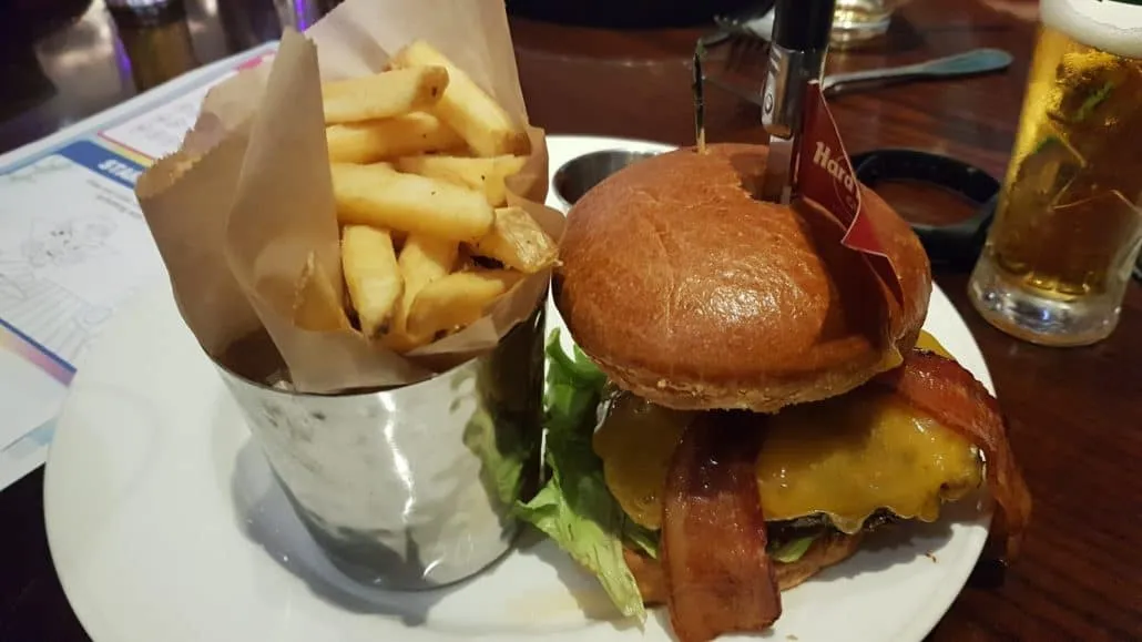 Burger u Hard Rock Café