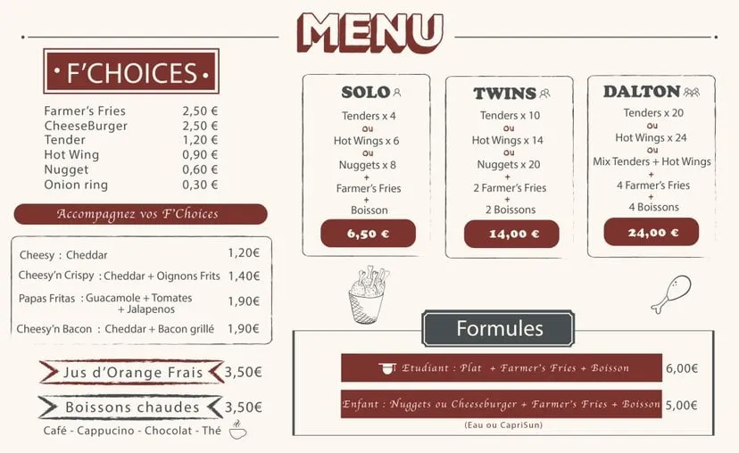 Le Farmer'S, Le Meilleur Burger De Lens ? 12 formules