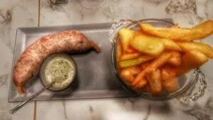 Andouillette d'Arras avec ses frites