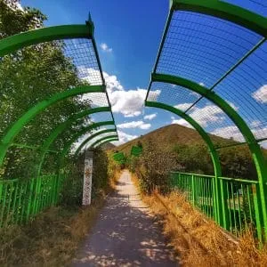 Les arcades de la passerelle