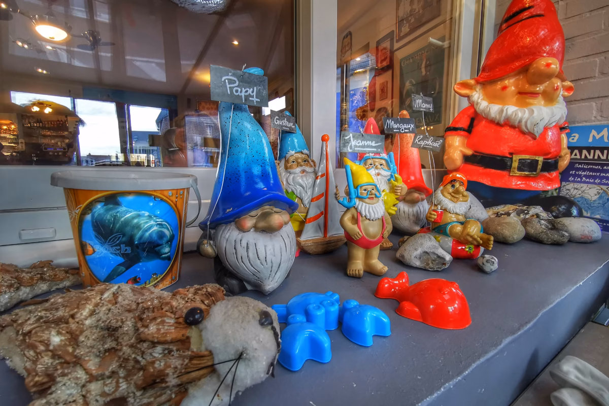 Bibelots et décots du restaurants