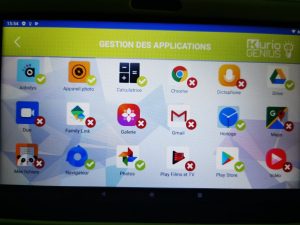 Gestion des Applications