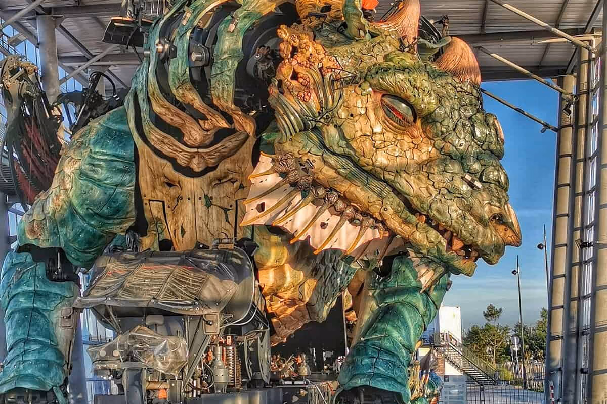 Le dragon dans son abri
