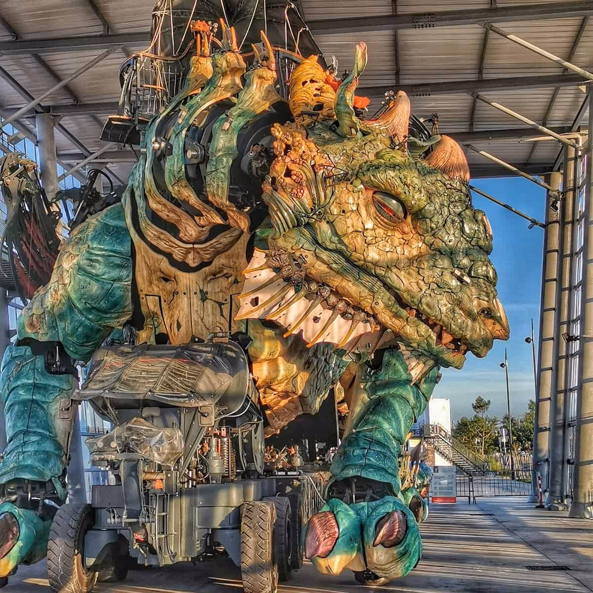 Le dragon dans son abri