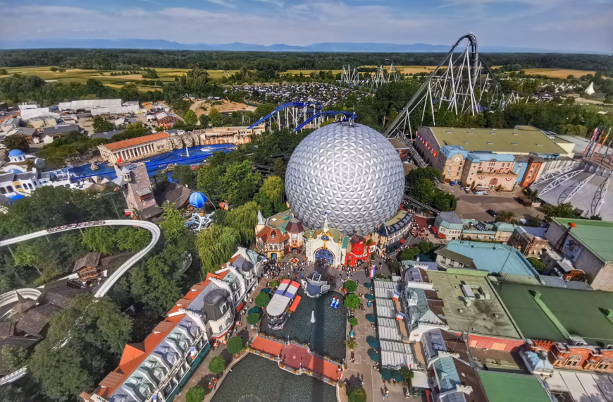 Mon Guide D'Europa Park, De Rulantica Et Du Resort Hôtel ! 80 Vue aérienne des attractions d'Europa Park