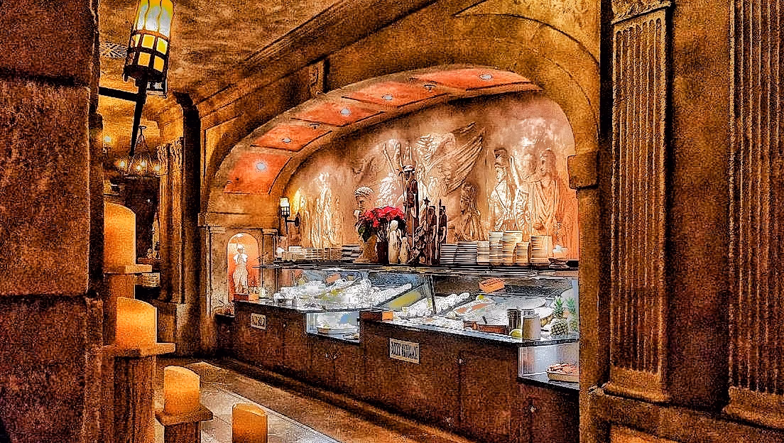 Europa-Park 2025 : Le Guide Des Évènements À Europa Park 3 vu d'un buffet