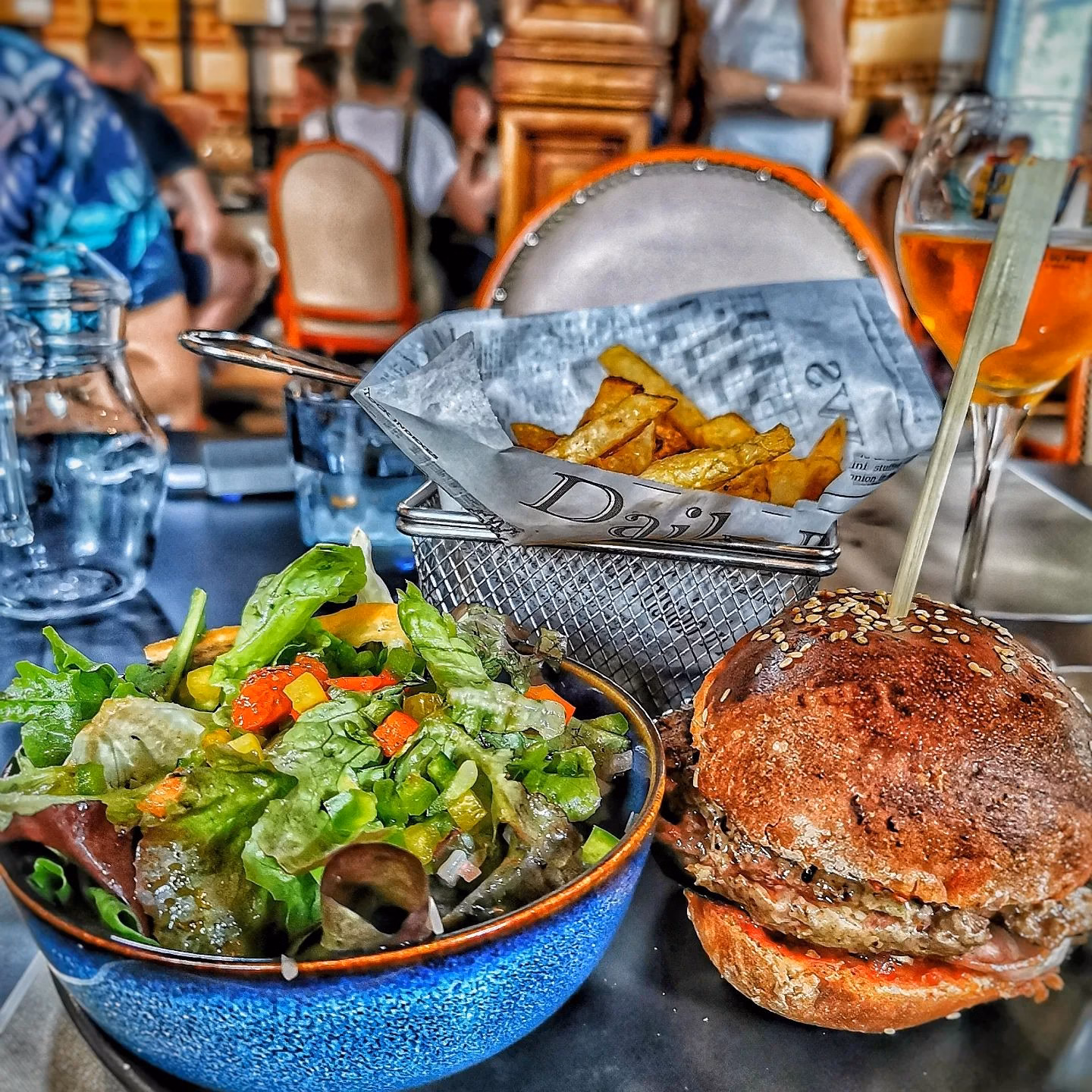 Le burger au Sabot vert