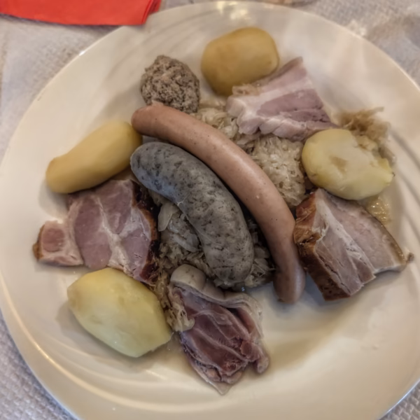 Choucroute de l'Auberge B'm Hans,