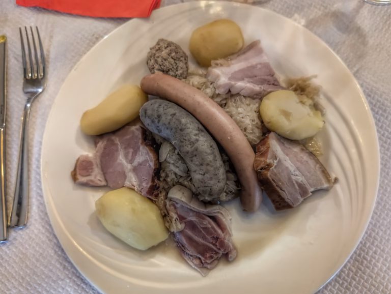 Choucroute de l'Auberge B'm Hans,
