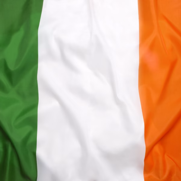 Drapeau tricolore de l'Irlande
