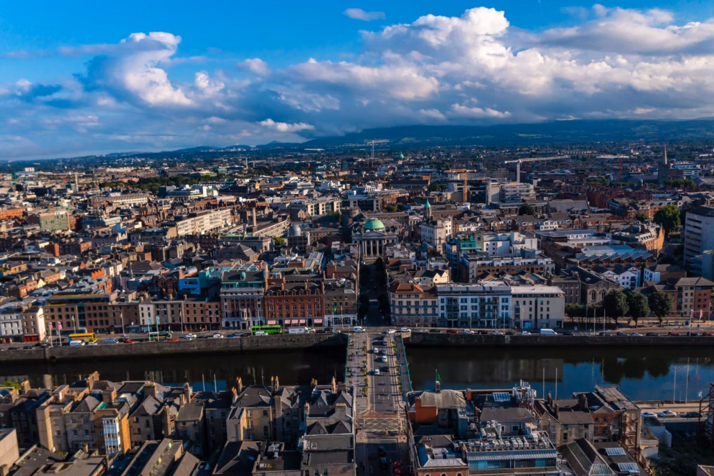 Visiter Dublin : Mon Top 10 Des Expériences À Ne Pas Manquer! 1 Vue du ciel de Dublin