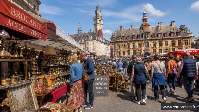 braderie de lille animé et coloré