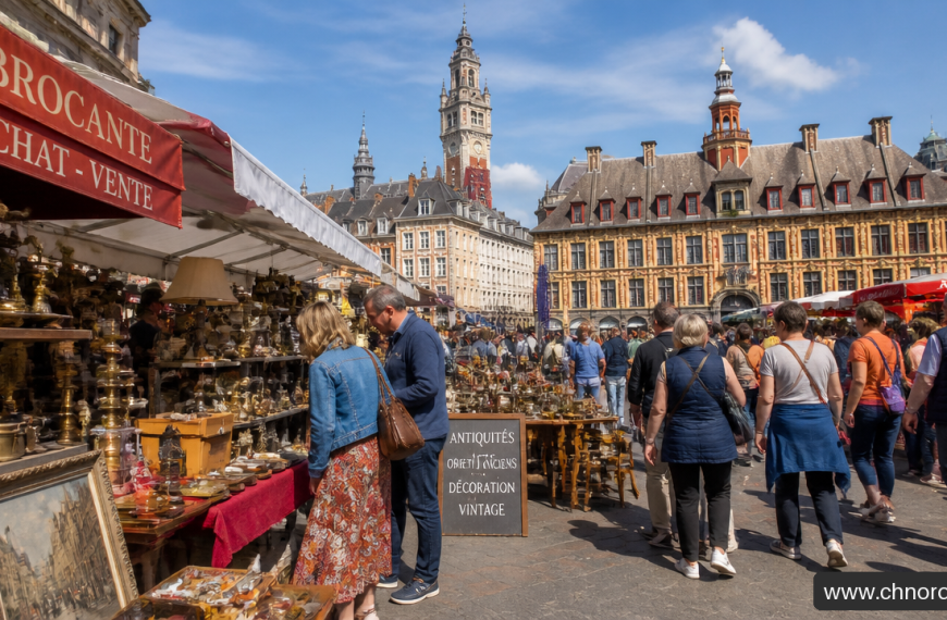 braderie de lille animé et coloré