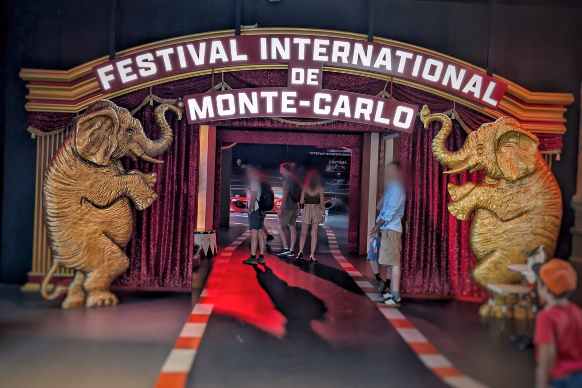 Entrée du festival à Monte-Carlo