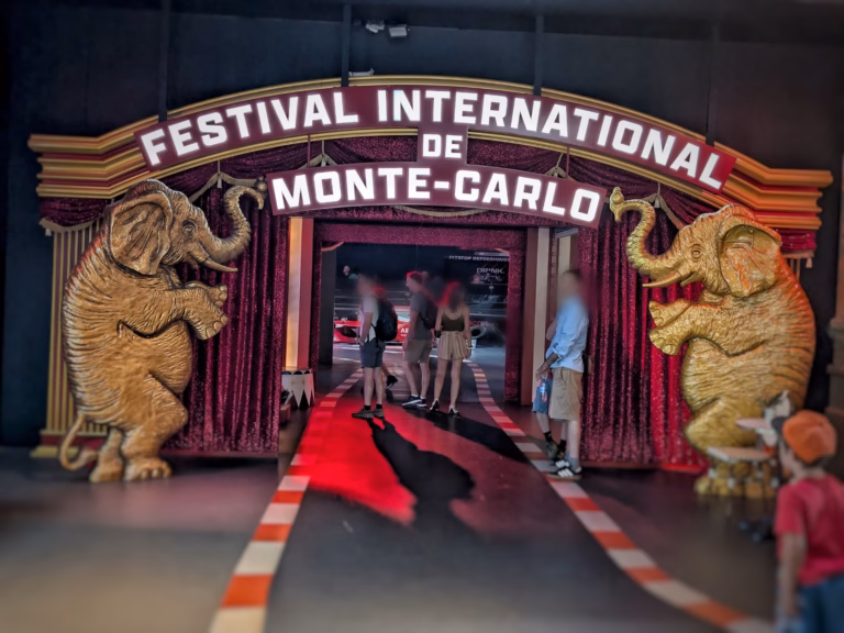Entrée du festival à Monte-Carlo