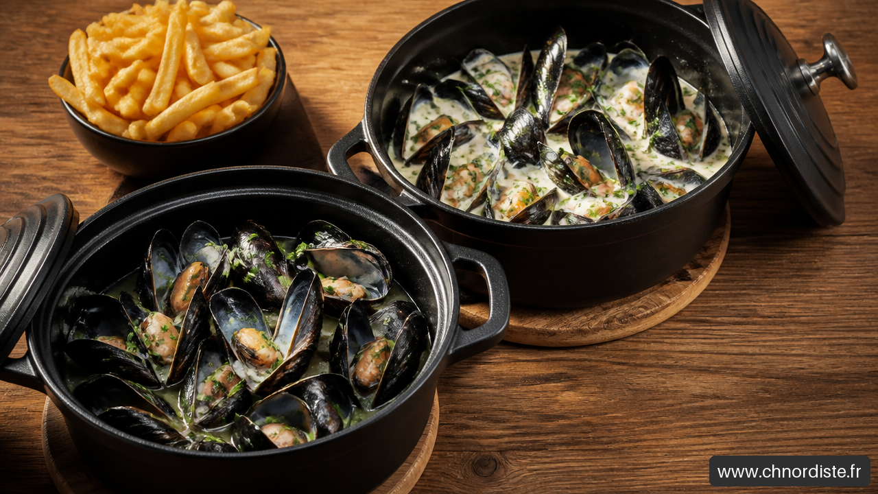 Les Charbon'Heurs À Lens : Comment Le Street Art A Mis Le Feu Aux Cités Minières ! 2 Moules marinières avec frites croustillantes